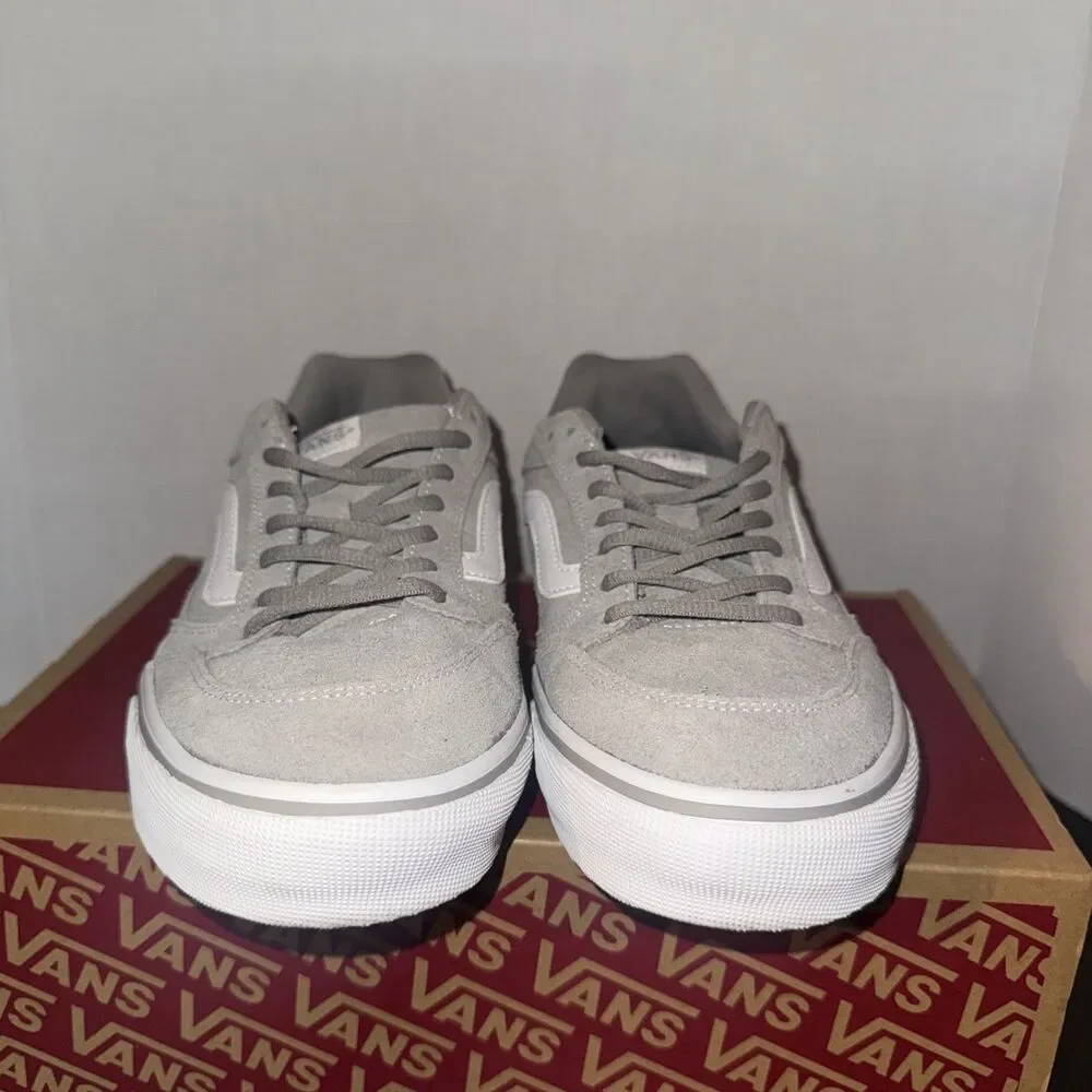 VANS Fairview Deluxe Suede Gray White Women's Low Top Sneakers Sz 9 NEW